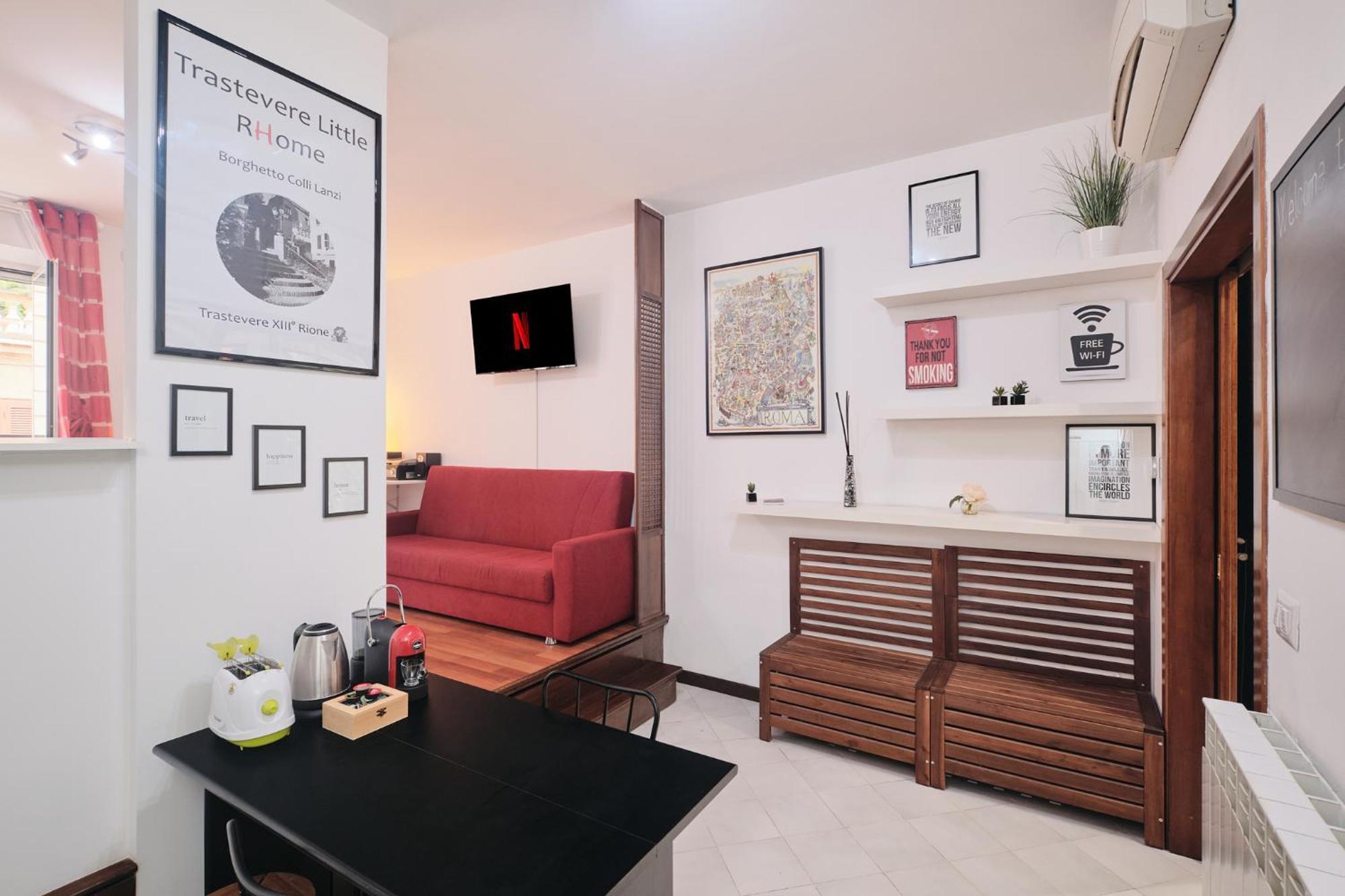Trastevere- Flat Con Giardino, Ac, Wi-Fi & Netflix Roma Exterior foto