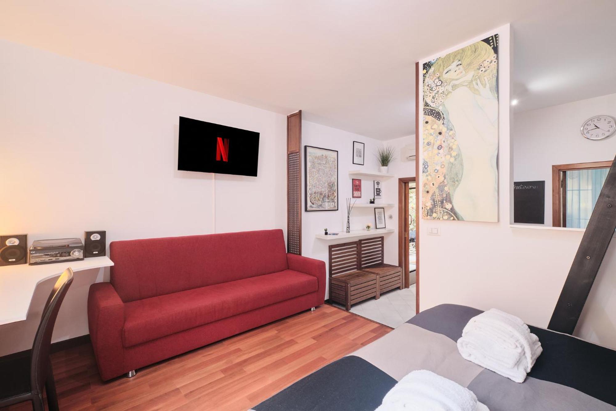 Trastevere- Flat Con Giardino, Ac, Wi-Fi & Netflix Roma Exterior foto